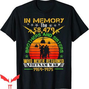 Vietnam War T-Shirt Veteran In Memory The War Vintage