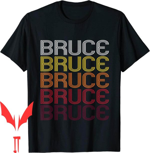 Vintage Bruce Springsteen T-Shirt Wordmark Pattern Vintage
