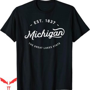 Vintage Michigan T-Shirt Classic Great Lakes State Gifts