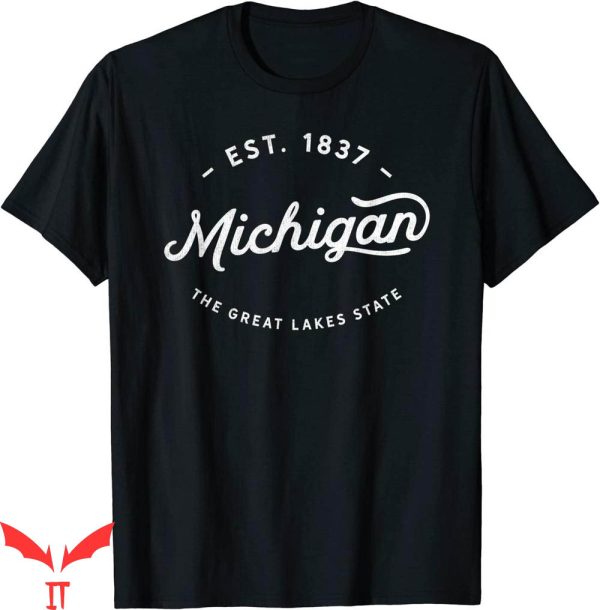 Vintage Michigan T-Shirt Classic Great Lakes State Gifts