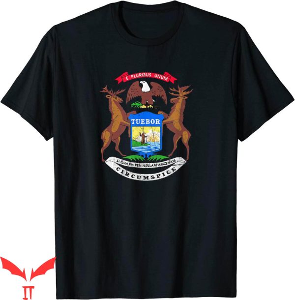 Vintage Michigan T-Shirt Flag State Style