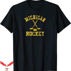 Vintage Michigan T-Shirt Hockey