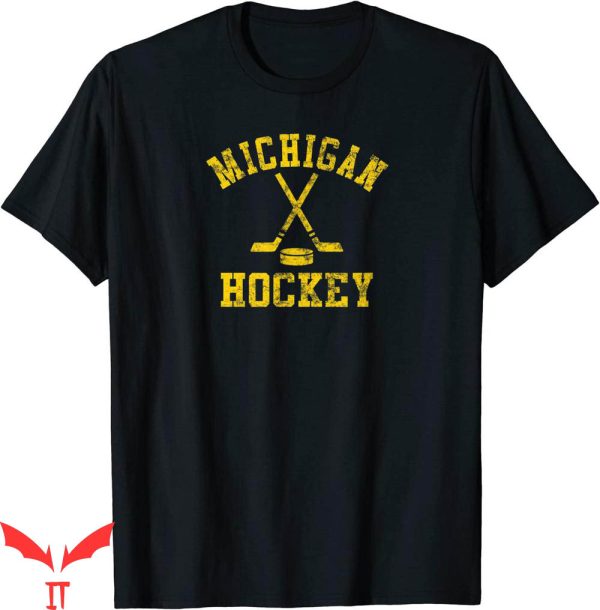 Vintage Michigan T-Shirt Hockey
