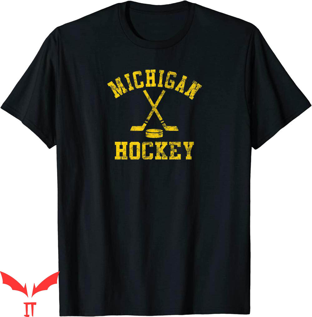 Vintage Michigan T-Shirt Hockey Vintage Michigan T-Shirt Hockey