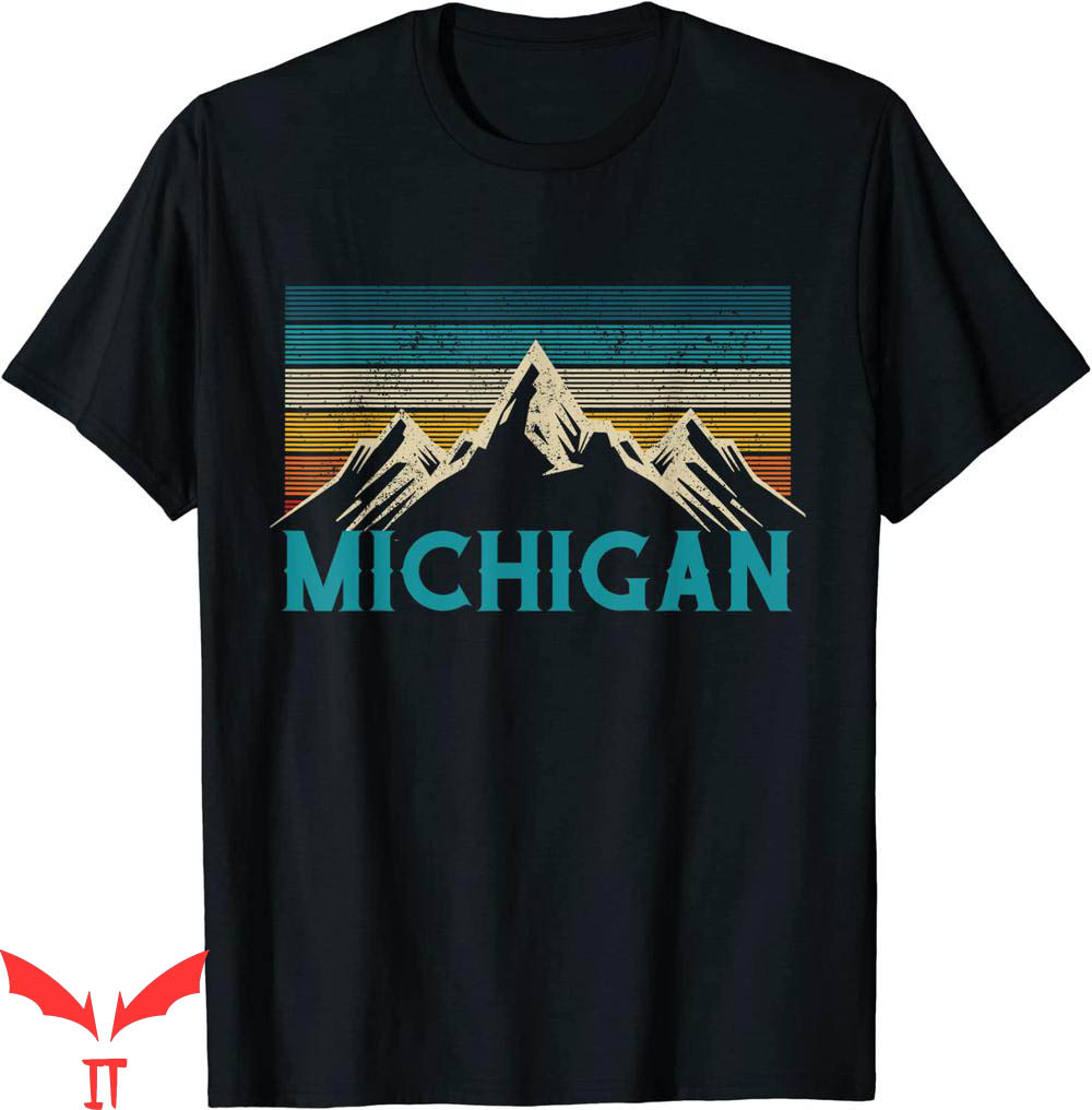 Vintage Michigan T-Shirt Mountain Retro Hiking Souvenir Gift Vintage Michigan T-Shirt Mountain Retro Hiking Souvenir Gift
