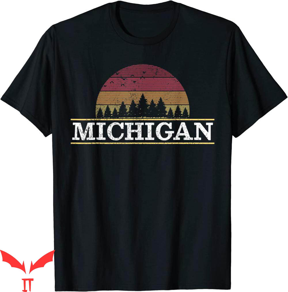 Vintage Michigan T-Shirt Retro Nature Outdoor Souvenir Gift Vintage Michigan T-Shirt Retro Nature Outdoor Souvenir Gift