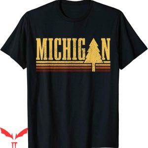 Vintage Michigan T-Shirt Tree State Pride Camping Hiking