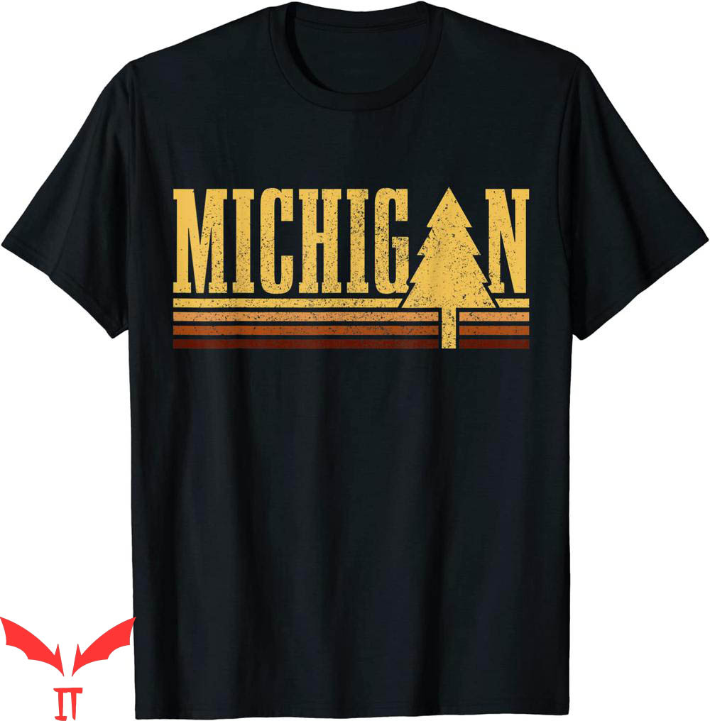 Vintage Michigan T-Shirt Tree State Pride Camping Hiking Vintage Michigan T-Shirt Tree State Pride Camping Hiking