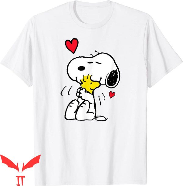 Vintage Snoopy T-Shirt Peanuts Woodstock Lots Of Love