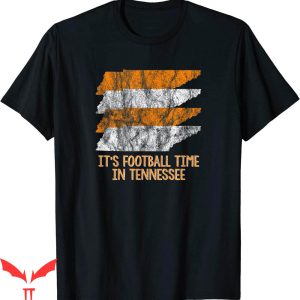 Vintage Tennessee Vols T-Shirt Football Time State Orange