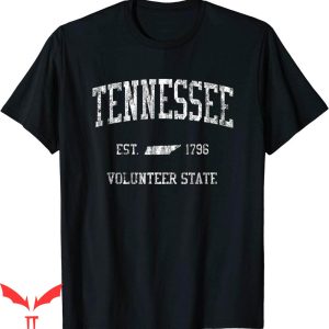 Vintage Tennessee Vols T-Shirt Sports Design Tennessean