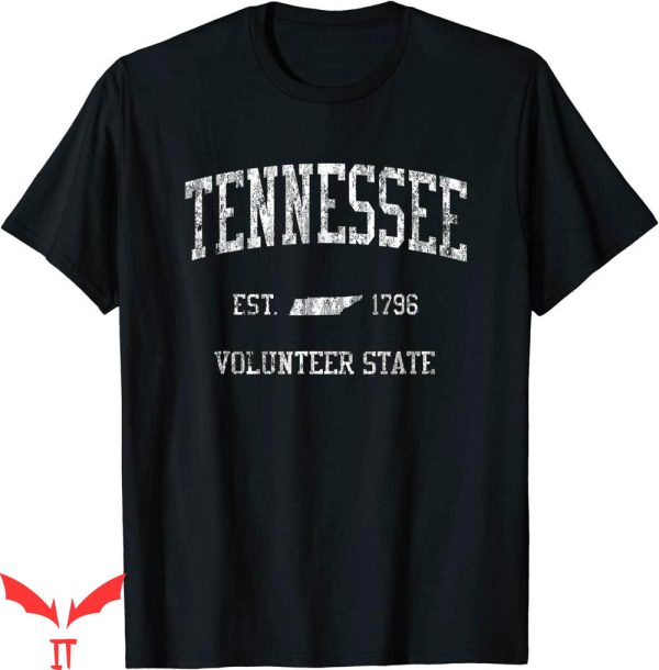 Vintage Tennessee Vols T-Shirt Sports Design Tennessean