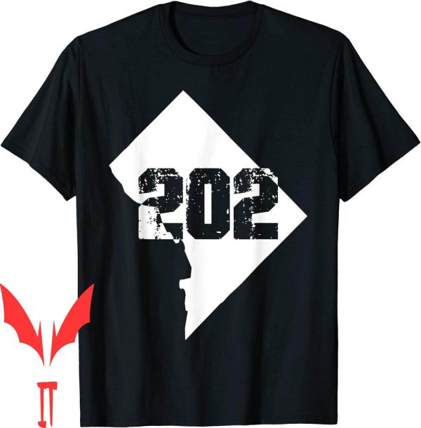 Washington Wizards T-Shirt 202 Area Code