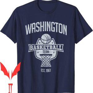 Washington Wizards T-Shirt Distressed Retro Look Fan Gift