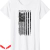 Women’s Patriotic Made In USA T-Shirt American Flag 4th July