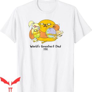World's Greatest Dad T-Shirt Adventure Time Father's Day