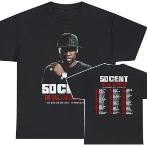 50 Cent Custom 2023 The Final Lap Custom Tour Shirt