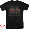 Ac Dc Vintage T-Shirt Black Ice Rock Album Stickers