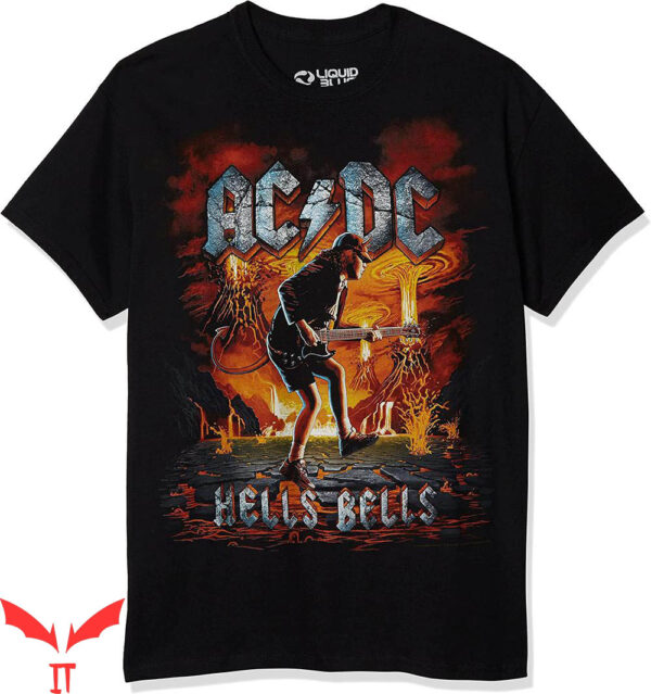 Ac Dc Vintage T-Shirt Liquid Blue Rock Eruption
