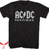 Ac Dc Vintage T-Shirt Vintage Back In Black White Logo Album