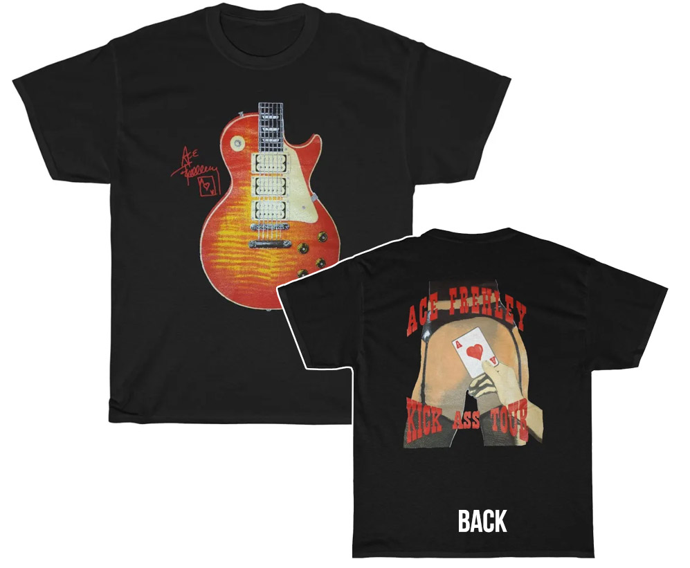 Ace Frehley 1994 Kick Ass Tour Shirt Ace Frehley 1994 Kick Ass Tour Shirt