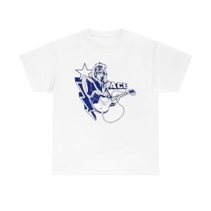 Ace Frehley Star With Lightning Bolt Art Design Shirt