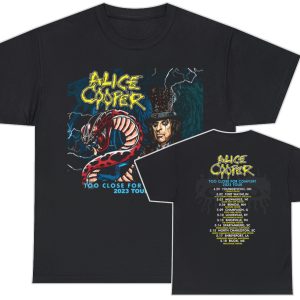 Alice Cooper Too Close For Comfort Spring 2023 Custom Tour Shirt