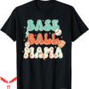 American Mama T-Shirt Retro Baseball Sport Mom