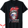 American Mama T-Shirt Skeleton Skull Mom 4th Of July All