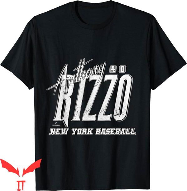 Anthony Rizzo T-Shirt New York Baseball Rock MLBPA