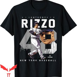 Anthony Rizzo T-Shirt Number Portrait Tony New York MLBPA