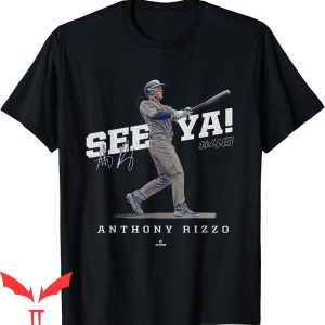 Anthony Rizzo T-Shirt See Ya New York MLBPA Vintage Gameday