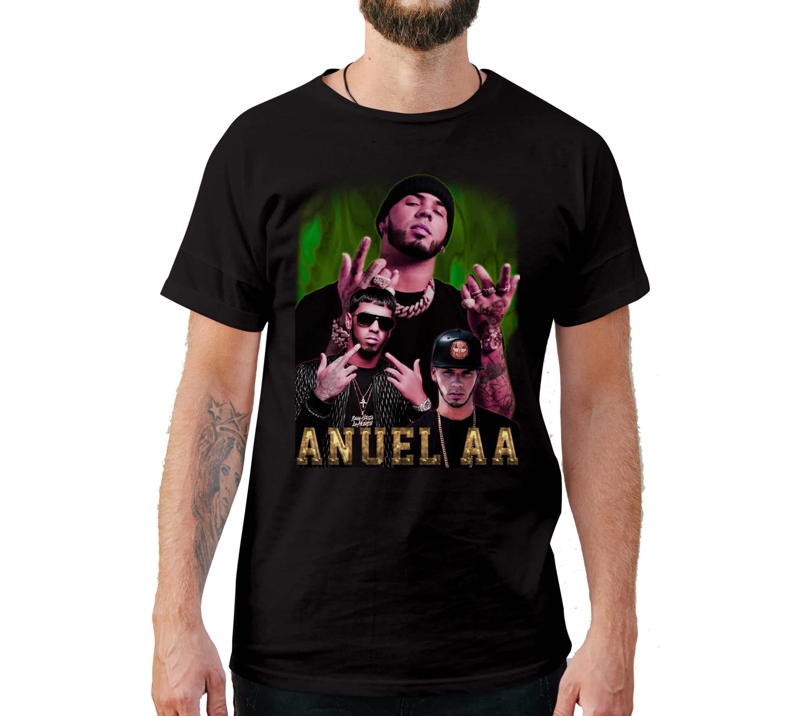 Anuel AA Vintage Style T-Shirt Anuel AA Vintage Style T-Shirt