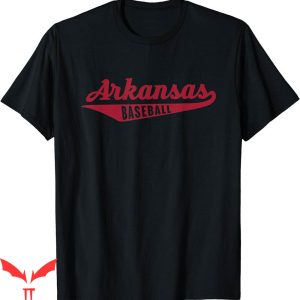 Arkansas Baseball T-Shirt Script