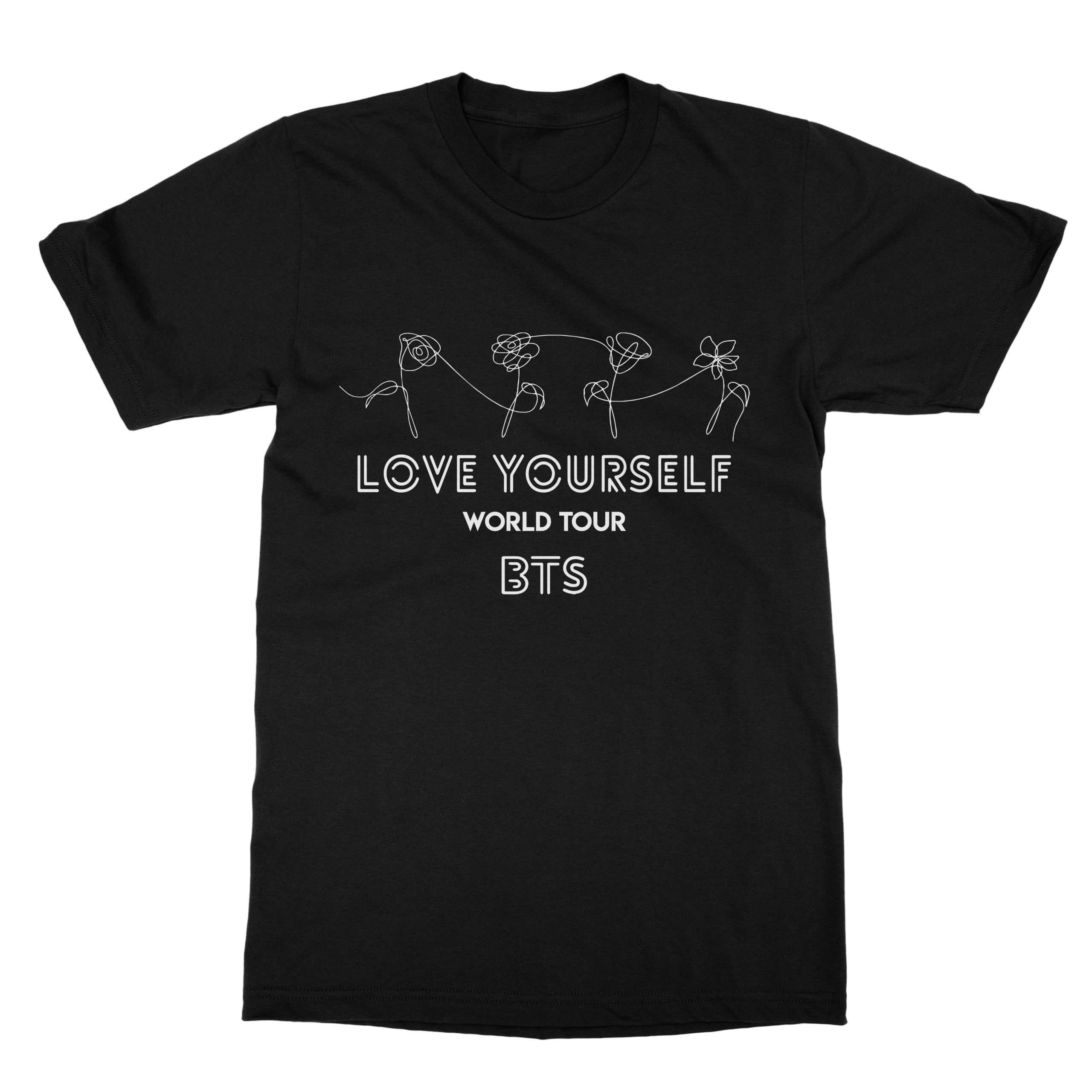 BTS Bangtan Sonyeondan Flower T-Shirt (Men) BTS Bangtan Sonyeondan Flower T-Shirt (Men)