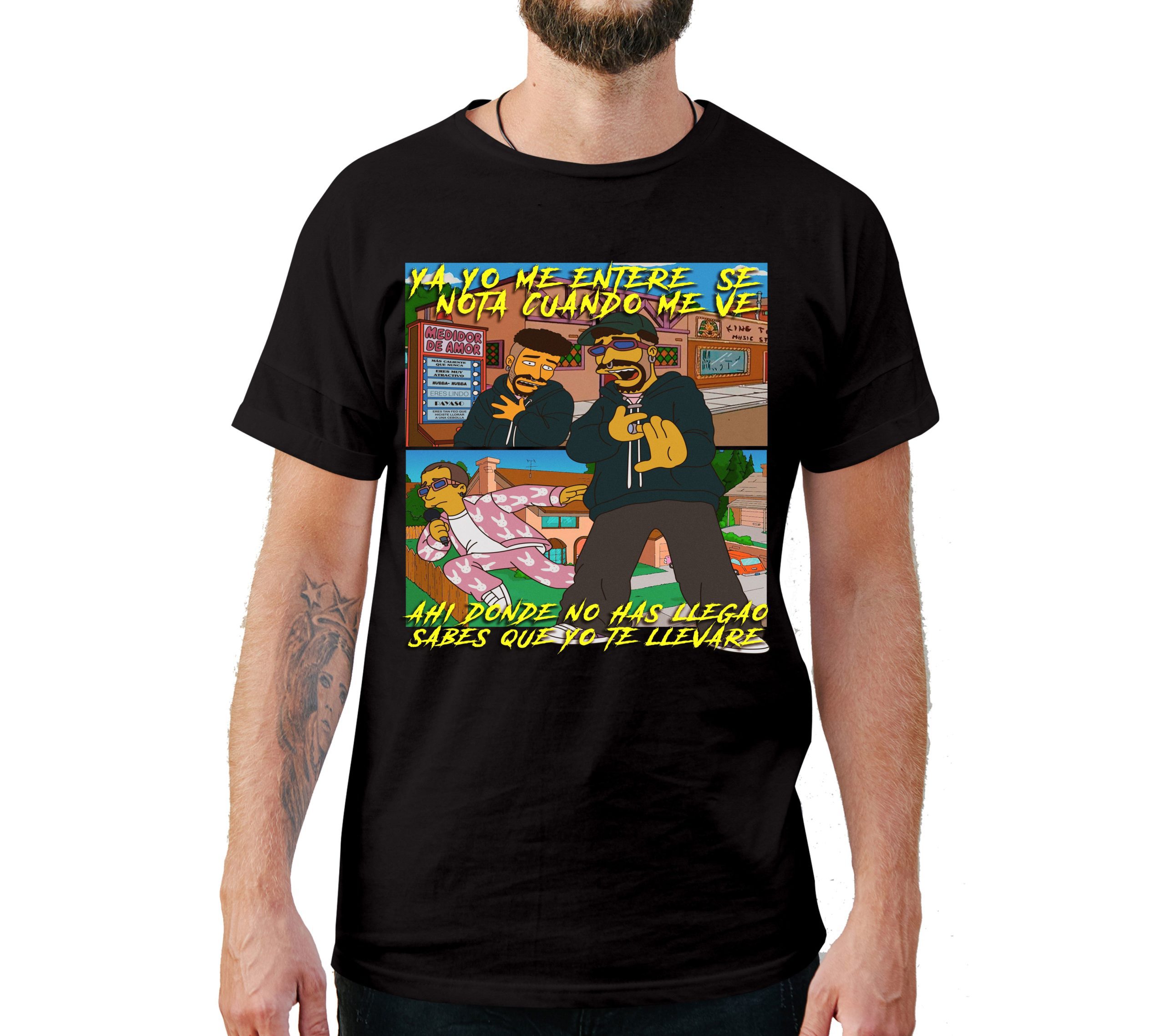 Bad Bunny Simpsons T-Shirt Bad Bunny Simpsons T-Shirt