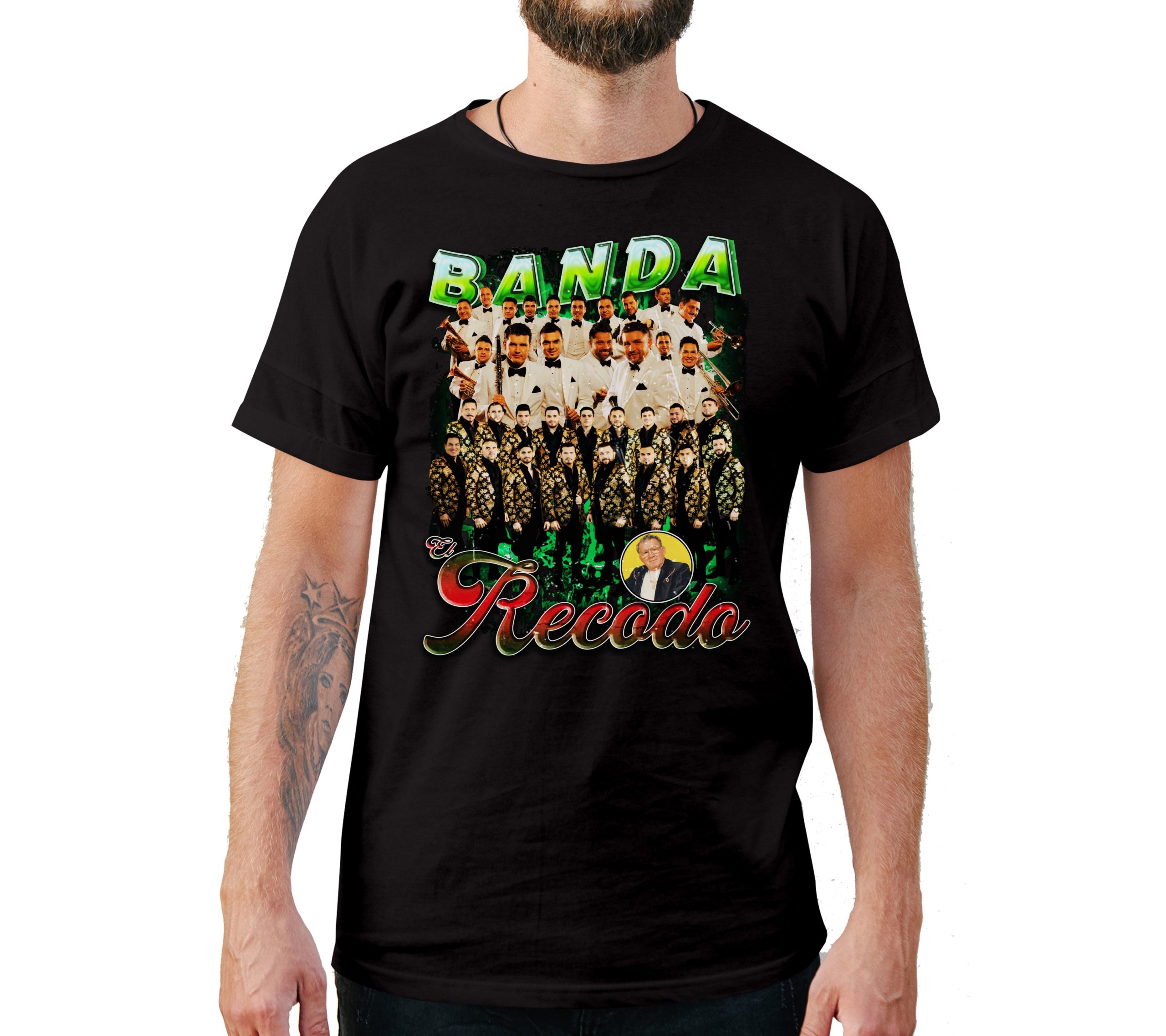 Banda El Recodo Vintage Style T-Shirt Banda El Recodo Vintage Style T-Shirt