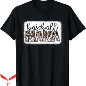 Baseball Nana T-Shirt Leopard