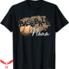 Baseball Nana T-Shirt Leopard Mothers Day