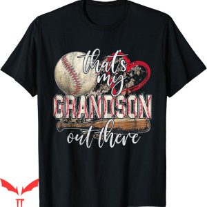 Baseball Nana T-Shirt Thats My Grandson Out There