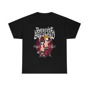 Beavis and Butthead Black Metal Shirt