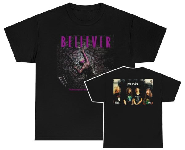 Believer Extraction From Morality With Band Photo On Back Shirt