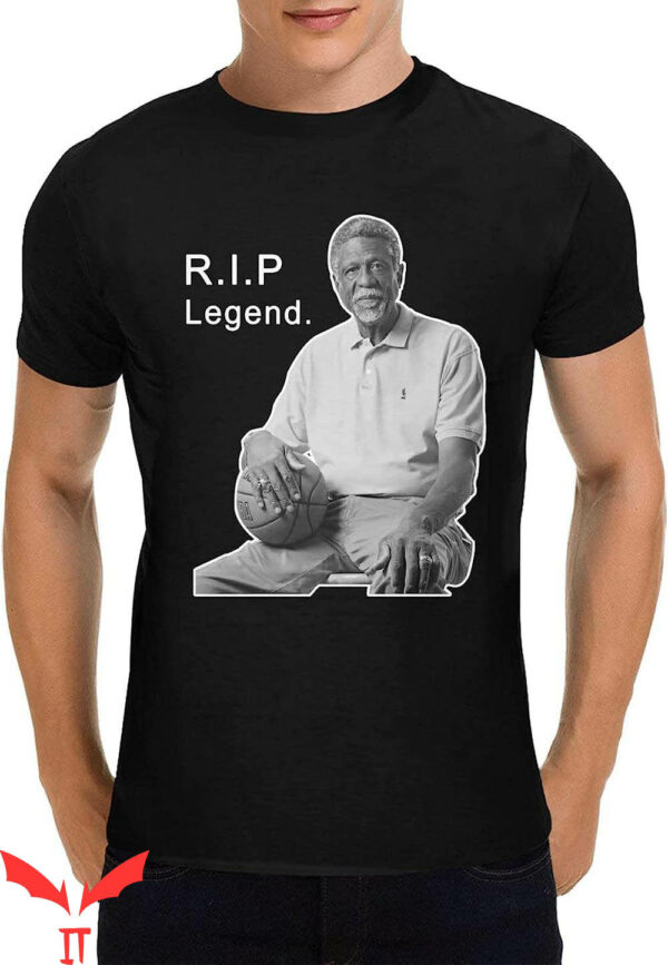 Bill Russell T-Shirt RIP Fans Soft Basketball Legend