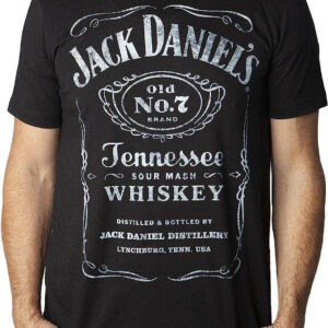 Black Label T Shirt Jack Daniels Old No 7 Brand Tee 3