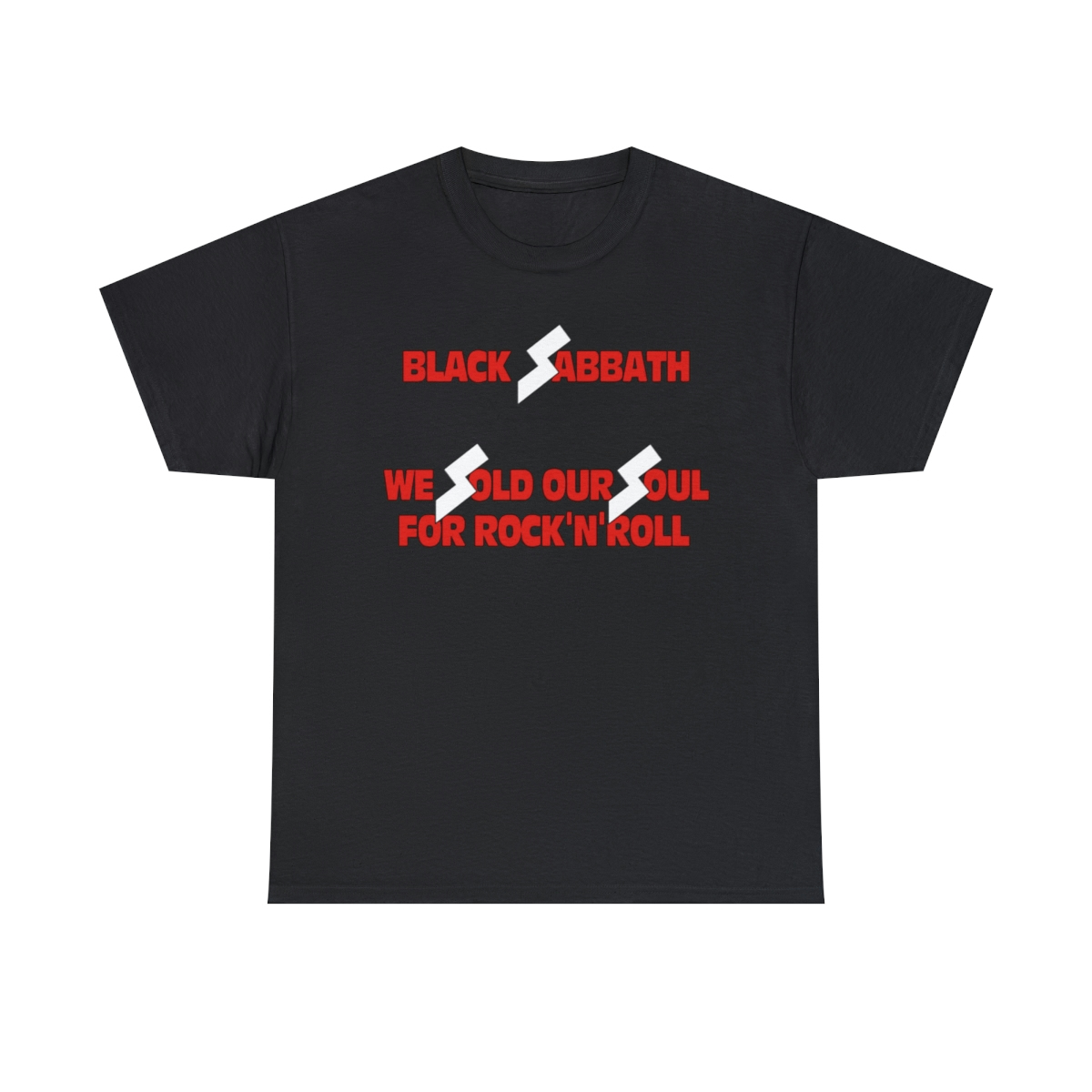 Black Sabbath We Sold Our Souls For Rock and Roll Album Cover Shirt Black Sabbath We Sold Our Souls For Rock and Roll Album Cover Shirt
