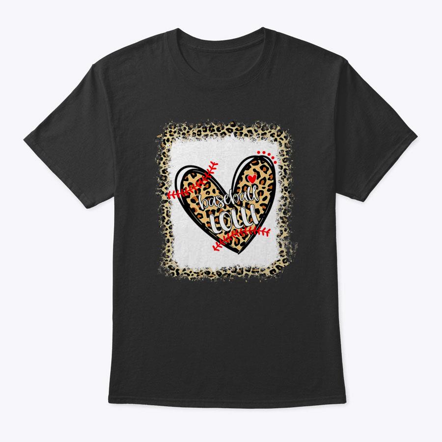 Bleached Leopard Heart Baseball Lolli T-Shirt Bleached Leopard Heart Baseball Lolli T-Shirt