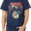 Blue Metallica T-Shirt Exclusive Metallica Eagle Tour