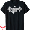 Blue Metallica T-Shirt Headbangers Ball Outline Logo