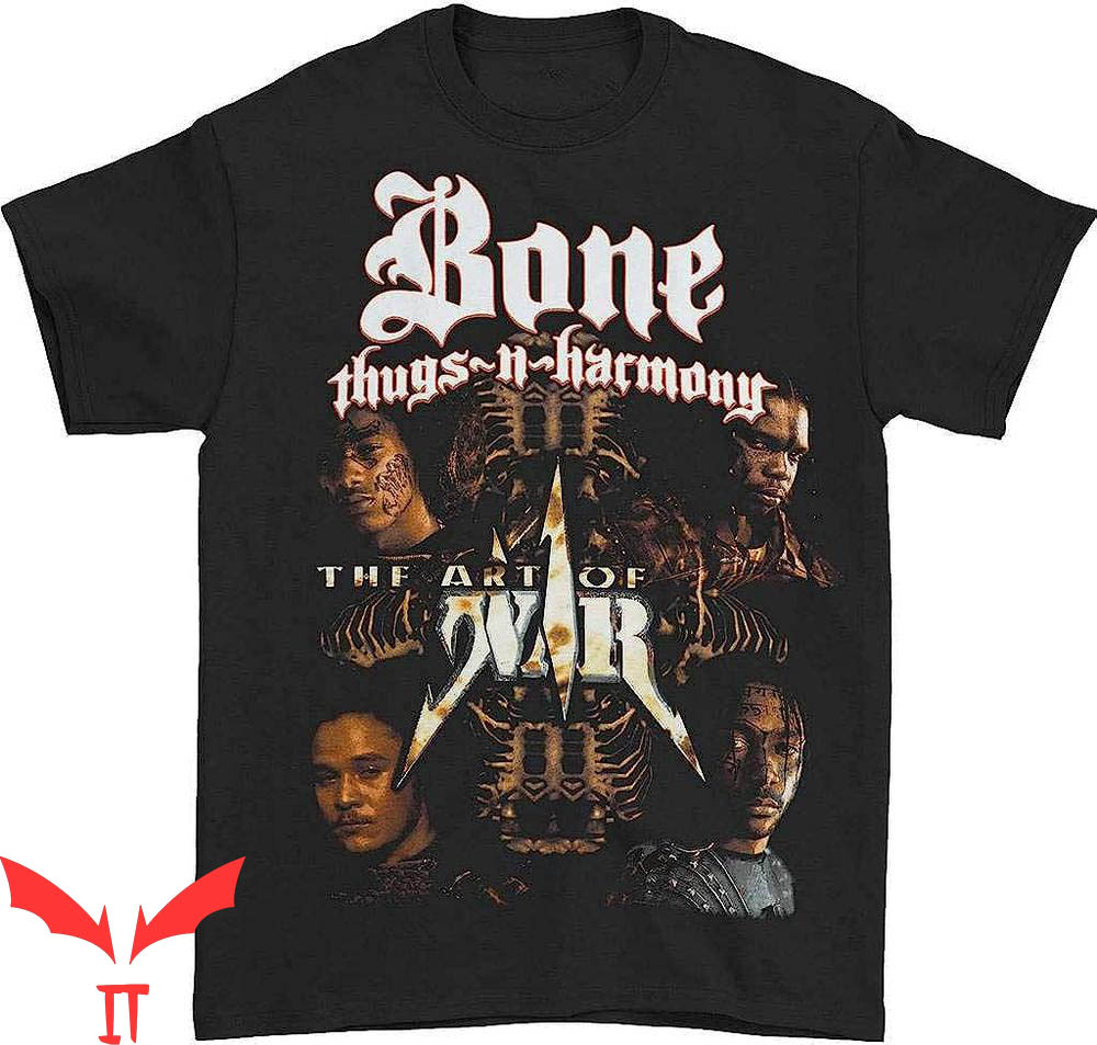 Bone Thugs N Harmony T-Shirt Art Of War Hip-Hop Group Bone Thugs N Harmony T-Shirt Art Of War Hip-Hop Group