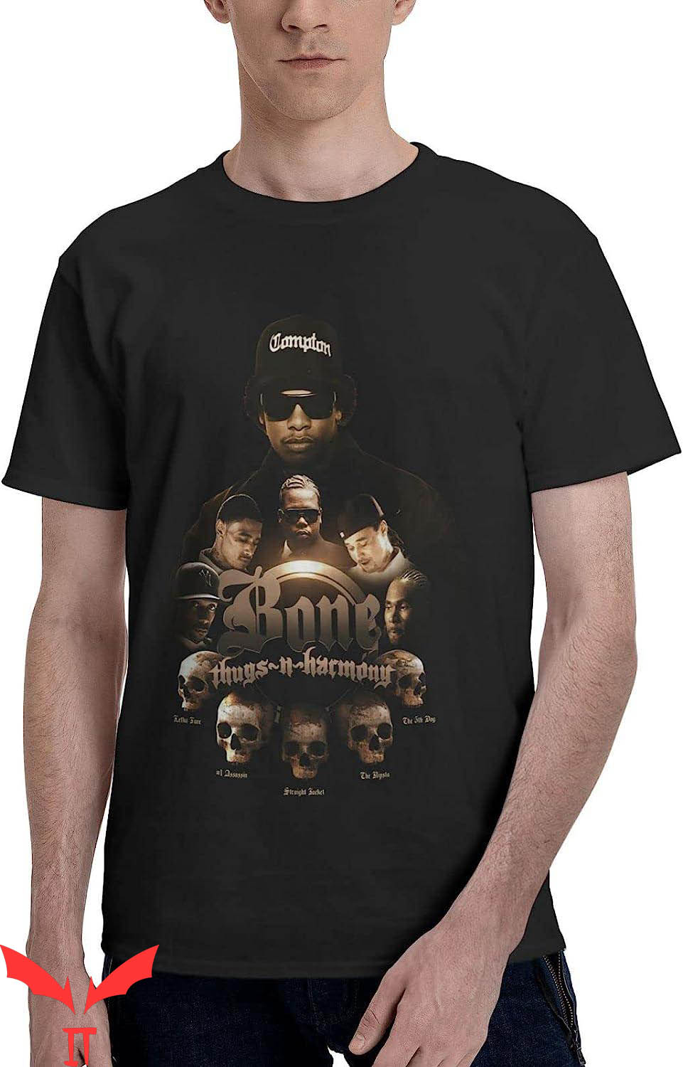 Bone Thugs N Harmony T-Shirt Hip-Hop Group Gangster Retro Bone Thugs N Harmony T-Shirt Hip-Hop Group Gangster Retro
